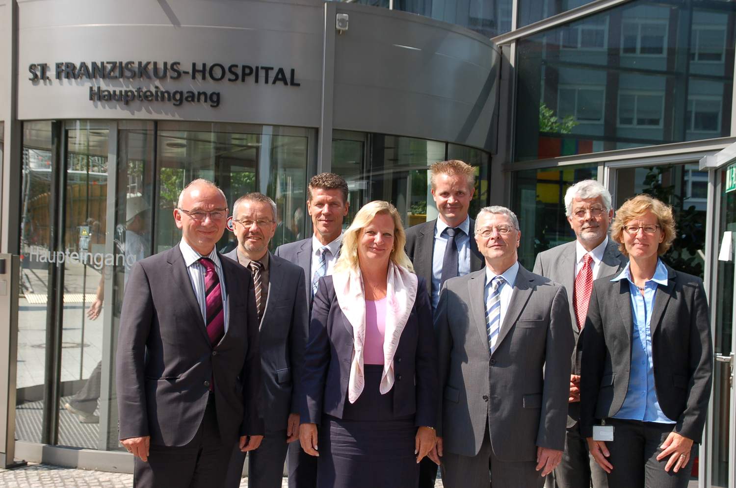 BARMER GEK Vorstand zu Gast in der Franziskus Stiftung und im St. Franziskus-Hospital Münster.